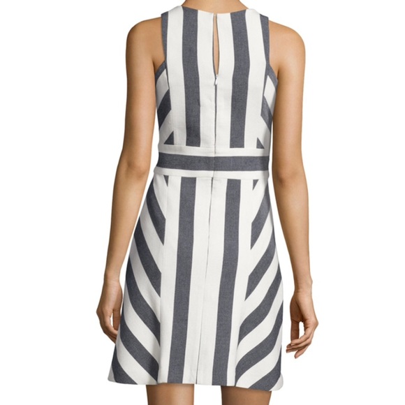 Milly graphic-striped sleeveless dress - Picture 2 of 7
